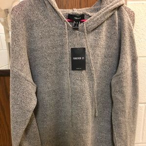 Forever 21 Heather Knit Hoodie